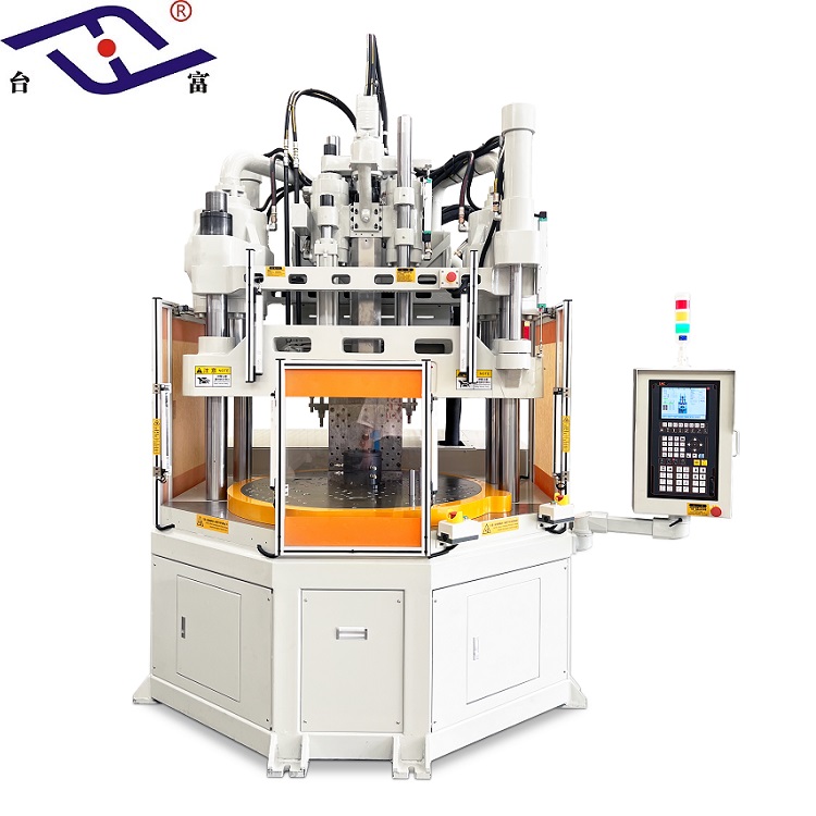 低工作臺注塑機三工位轉(zhuǎn)盤注塑機